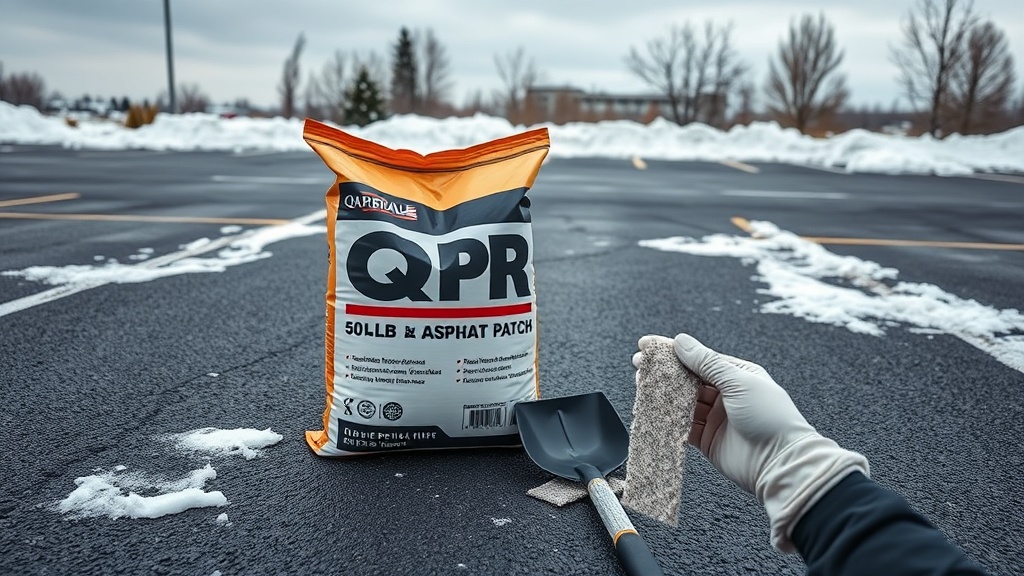 AsphaltPavePro vs. QPR 50-lb Asphalt Patch: Cold Weather Application Tips