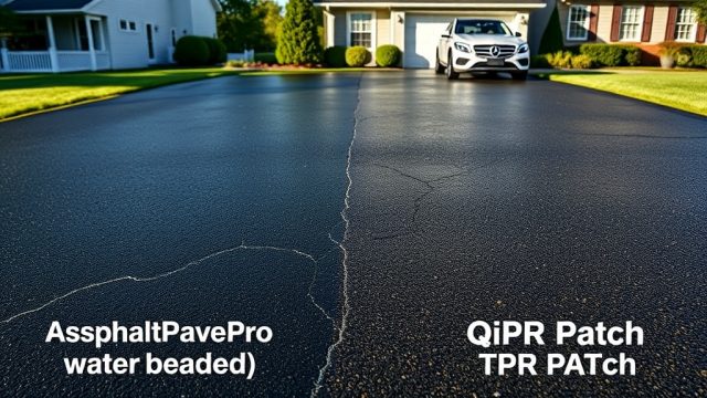 AsphaltPavePro vs. QPR Patch: Durability Test for Driveway Repairs