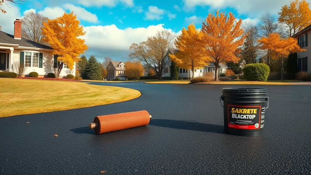 Sealcoating Sakrete Blacktop Before Winter: Timing and Tips for Protection