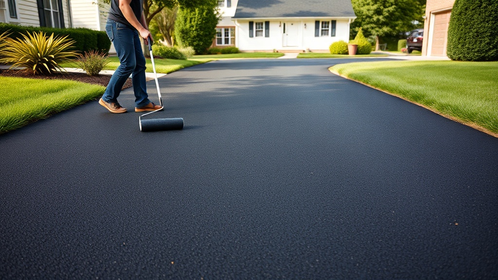 When to Sealcoat a New Sakrete Blacktop Driveway: Timing and Best Practices