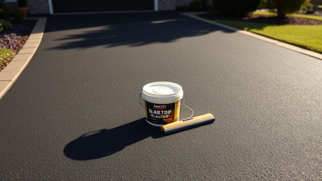 When to Sealcoat a New Sakrete Blacktop Driveway: Timing and Best Practices