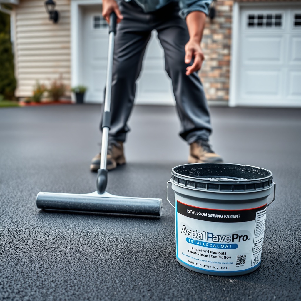A clean photorealistic photo of a professional installer using a rubber squeegee to apply