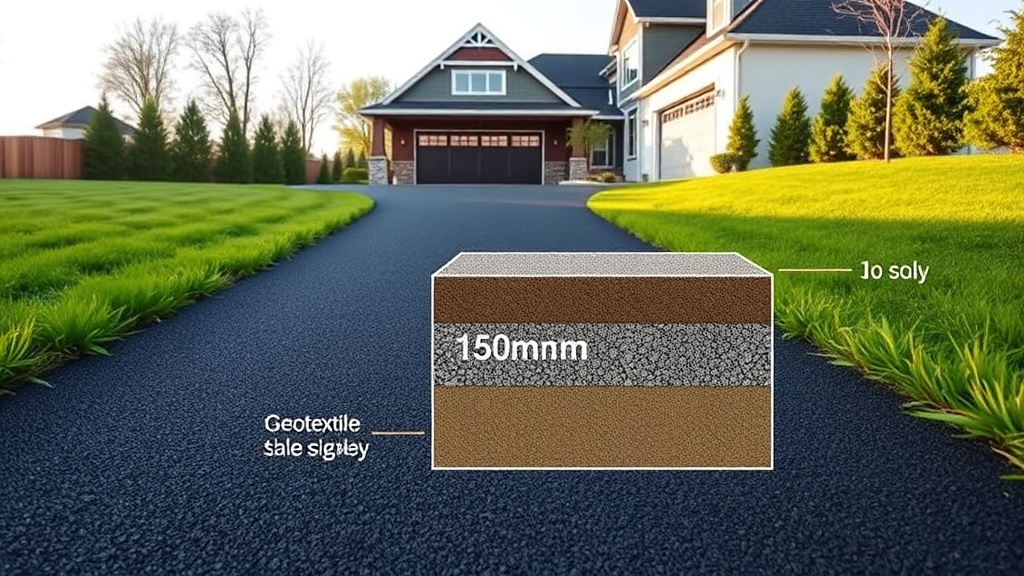 AsphaltPavePro Subgrade Drainage Layer Thickness: Preventing Water Damage in Driveways